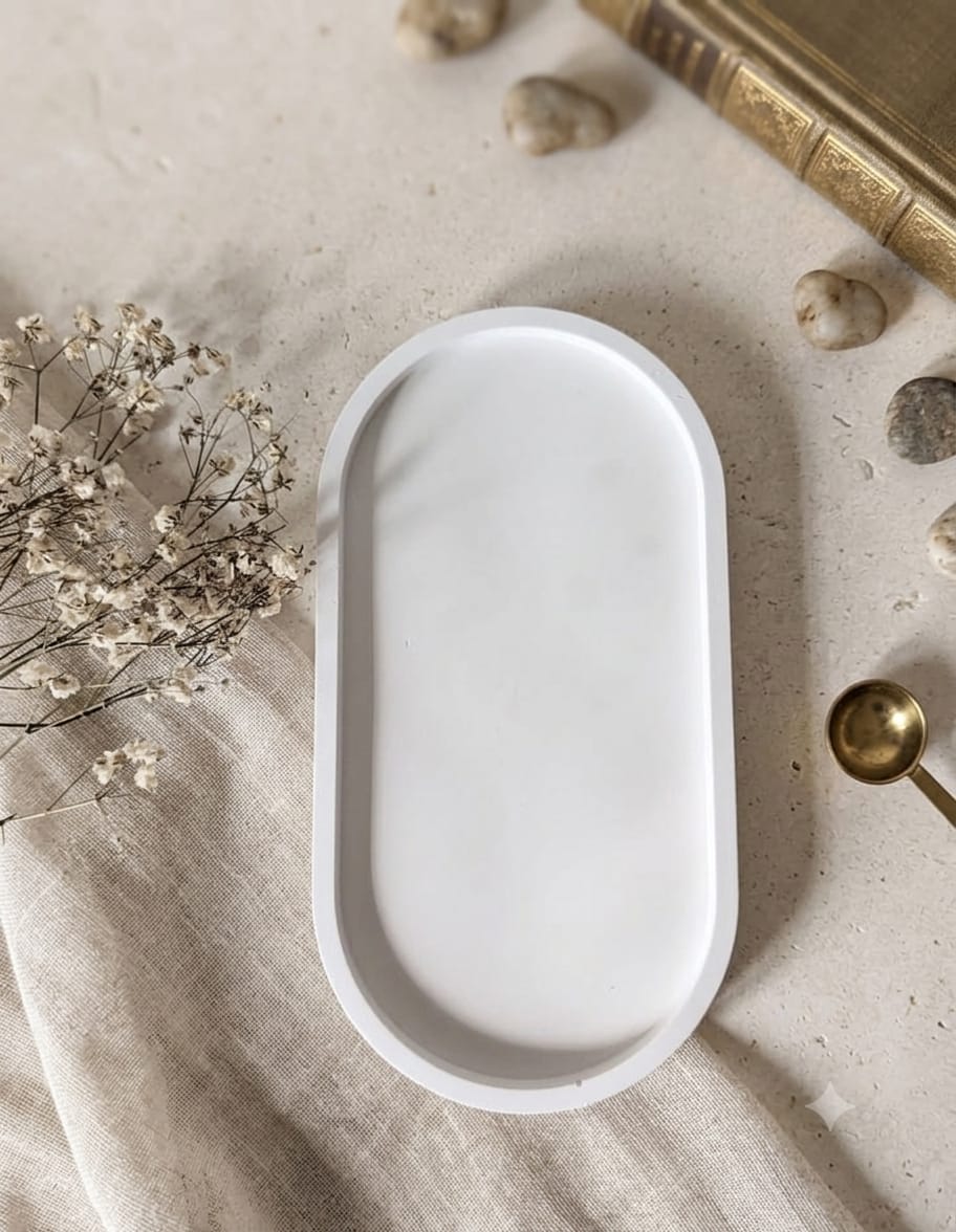 Plain Oval Trinket Tray