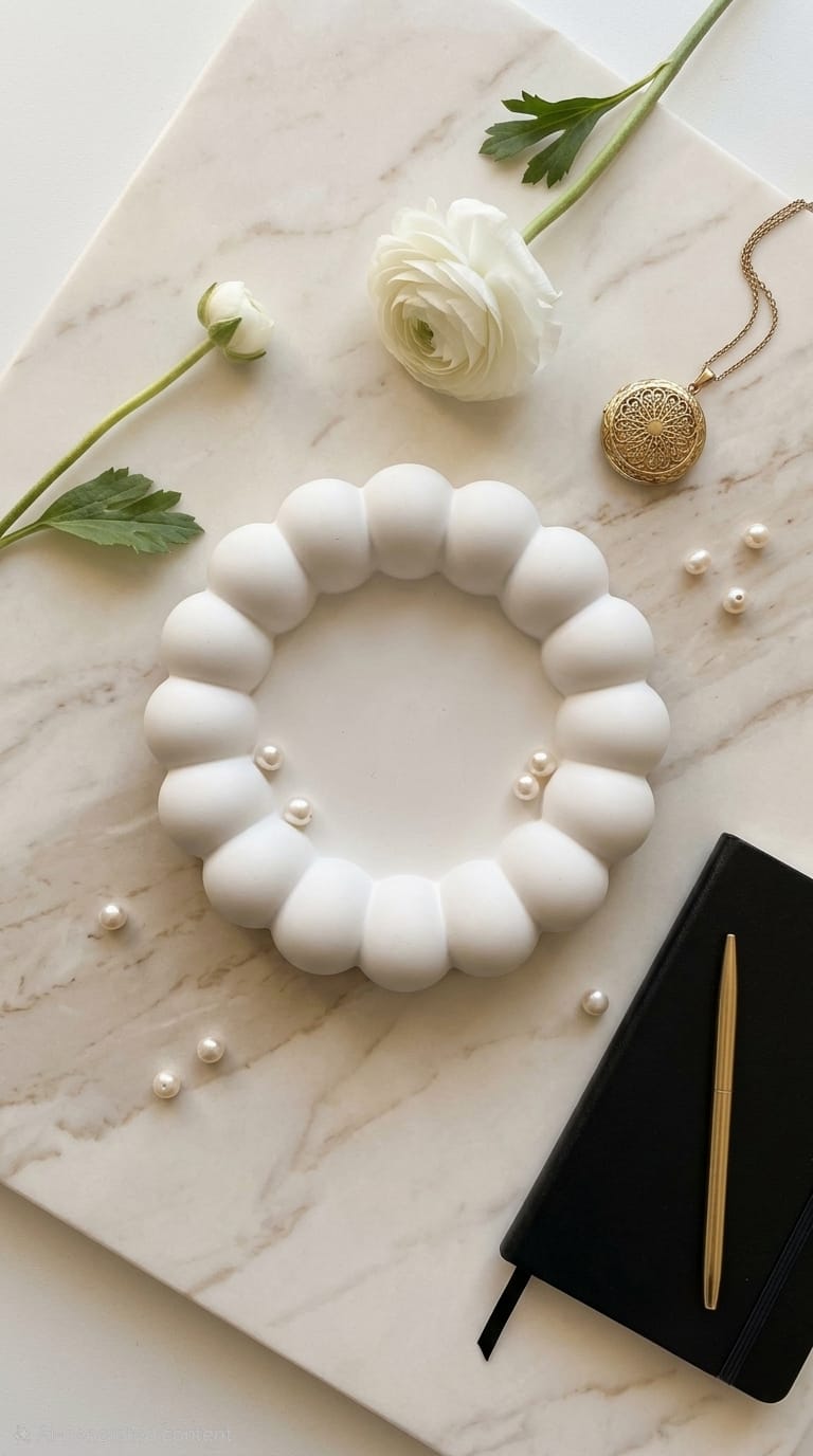 Round Bobble Trinket Tray